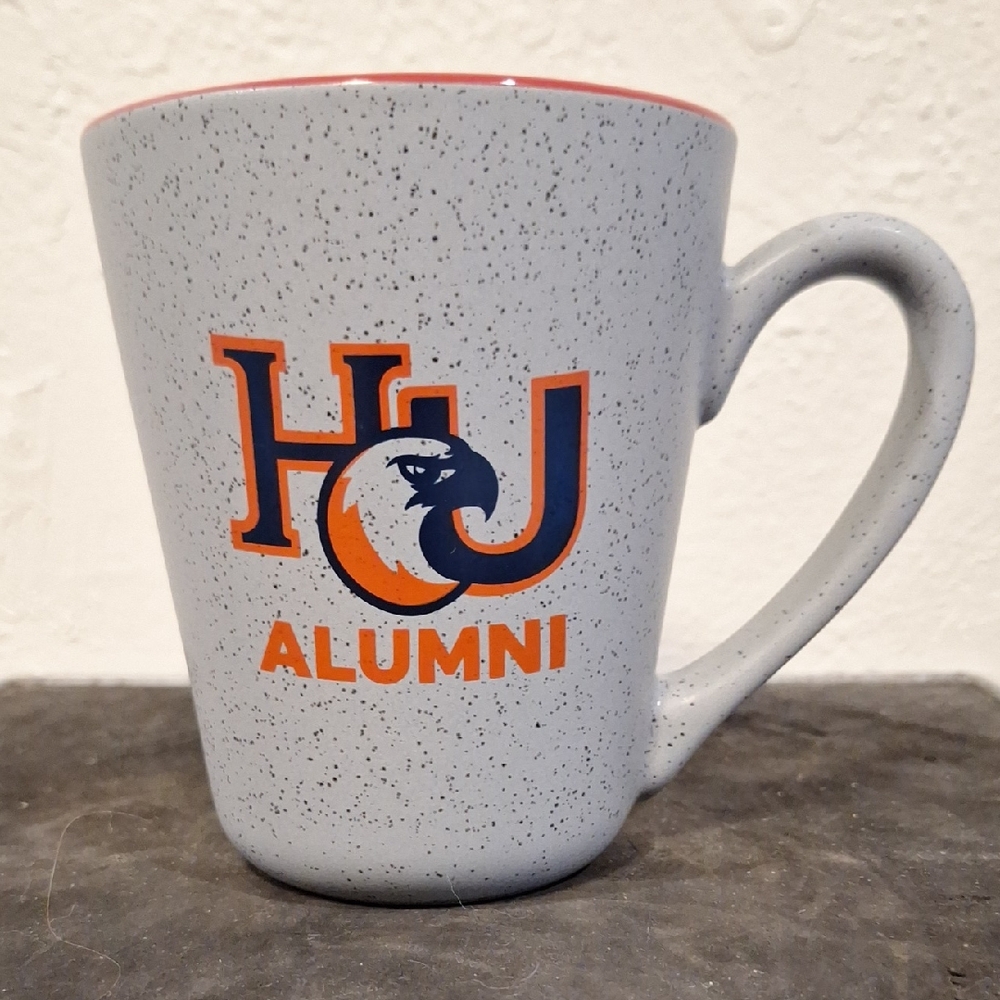HU Alumni Speckled Red / Gray Mug
